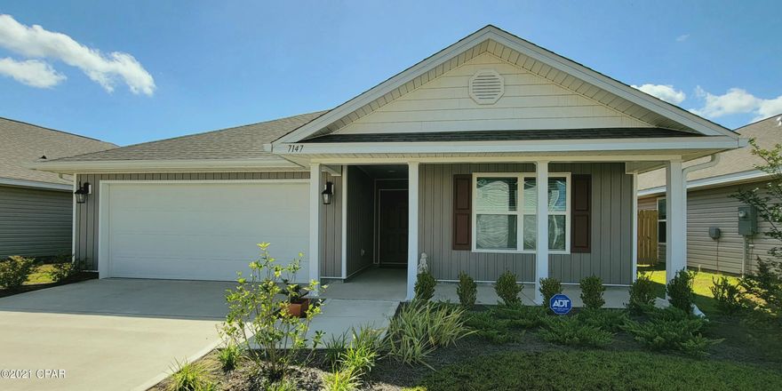 Make this property your next home with a great view of the pond and fountain! This home is less than 2 years old and been very well kept and maintained. The 10 year structural warranty still applies and has 8 years remaining. Home includes the smart home system that operates the camera doorbell, thermostat, front door lock and many more options can be added. Such as smart bulbs, switches and extra cameras. All kitchen appliances stay and the kitchen features an in sink water filtration system. All rooms are wired for ceiling fans with dual switches. Make an appointment today!