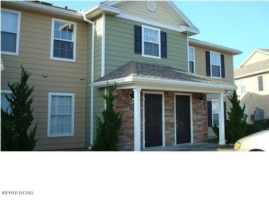 This is an upstairs 3 bedroom 2 bath condo. Kitchen has granite counter tops and breakfast bar. Spacious living room and ceiling fans throughout. Good size bedrooms with ample closet space. Located in a gated community that offers amenities such as a nice pool area, gym/fitness room and playground. Great location close to the beaches and Pier Park! Not a short sale or foreclosure, priced to sell! Measurements are approximant.