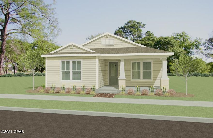 This Estero floor plan in waterfront SweetBay has 4 spacious bedrooms, or one can serve as a study. The island kitchen includes stainless steel appliances and a large walk-in pantry. This home showcases a covered front and back porch to enjoy the beauty of SweetBay. Our community features a basketball court along with a breathtaking pool complete with waterfalls and a lane line for swimming laps. Pocket parks, hiking, biking, and walking trails, bay access for water activities, marina and towns center coming soon round out the amenities. New homebuyers also receive priority access to top-rated University Academy, a free charter school!