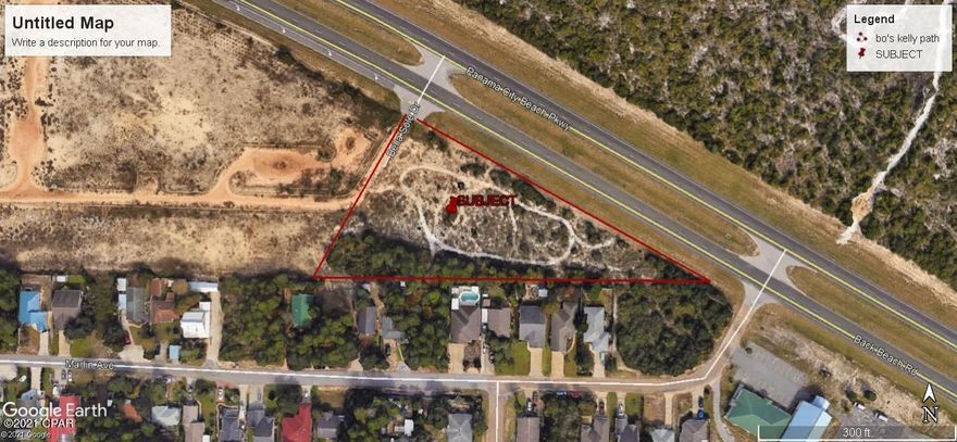 Business Professional zoning per PCB zoning. Call listing agent for all information currently in place with the parcel. Perfect spot for a strong investment project.  It can accommodate about 7 units wide with  each being about 1,500 sq. ft. Great location perfectly set between Bay and Walton County  as both are experiencing huge growth patterns. Parcel has median cut for access from East or West.