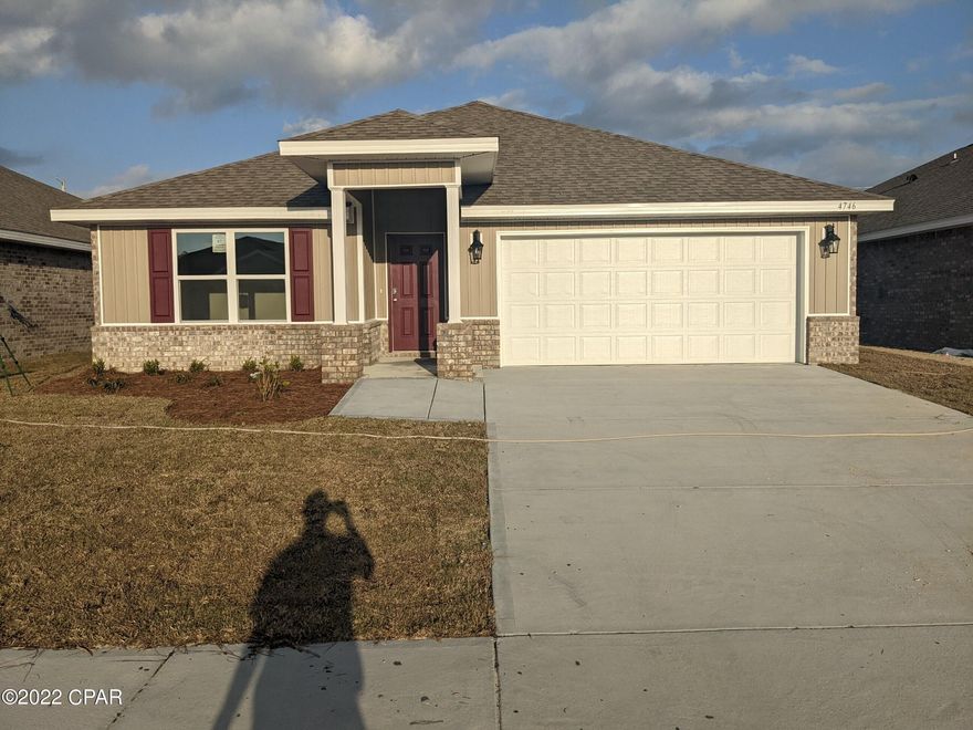 This is the charming Cali plan located in the beautiful Titus Park community! The Cali is a single story, four bedroom, two bathroom home with a two car garage. The homes three guest bedrooms are towards the front which are all adorned with sizeable closets. Towards the back of the home you'll find a open concept kitchen and living room space. The kitchen has an island, a large pantry, and stainless steel Whirlpool appliances which include an oven, dishwasher and microwave. The home has LVP flooring throughout, excluding all bedrooms. Bedroom 1 features a gorgeous bathroom and walk in closet combination. Titus Park highlights some of the most eye-pleasing floorplans which have amazing features such as Whirlpool stainless steel appliances, fabulous lighting packages, open concepts and more. This home comes standard with a Smart Home Technology package which includes a KwikSet keyless entry, Skybell doorbell, automated front porch lighting, an Echo Dot device, and Quolsys touch panel which can be integrated to control your lighting, thermostat, front door and so much more. 

This home is being constructed with the Zip Sheathing system, providing greater protection than a traditional housewrap from damages due to wind, rain, and extreme weather. A builder 10-year structural warranty is also included.

Pictures may be of similar, but not necessarily of subject property, including exterior and interior colors.