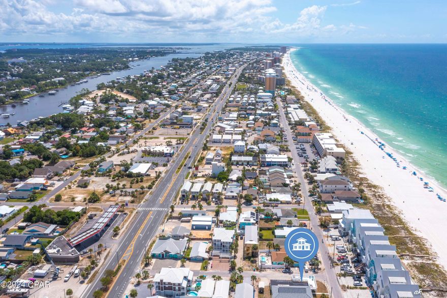 INVESTMENT OPPERTUNITY FOR SALE: PRIME GULF-FRONT BEACH COTTAGE - PANAMA CITY BEACH, FL - DON'T MISS OUT!  YEARLY REVENUE PROJECTIONS ARE AT 80K PLUS!

This is a once-in-a-lifetime opportunity to own a piece of paradise directly across from the Gulf of Mexico on the highly sought-after Surf Drive in Panama City Beach, FL. This 4-bedroom, 2-bathroom beach cottage is ready for you to move in or rent out immediately - the choice is yours! Situated right across from the sparkling waters of the Gulf of Mexico, Direct access to the pristine sandy beaches that make Panama City Beach a top destination.  Sits between Beach access 19 and 20 in the Bel Air subdivision.  The massive, sun deck is perfect for entertaining, sunbathing, or simply soaking in the Peak a Boo view of the Gulf, this outdoor space adds significant value and appeal, making it a standout feature in the area.  With four generously sized bedrooms and two bathrooms, this cottage provides ample space for family living or vacation rental income. The open-concept design flows seamlessly, creating an inviting atmosphere for all.  Turnkey Condition - This home is move-in ready with updated including LVP, Quartz breakfast bar, and modern appliances. Roof was put on in 2018 with self sufficient solar panels, AC and Water heater 2023.

Income Potential: Whether you're looking for a family getaway or an investment property, this beach cottage offers incredible rental potential. Located in one of the most desirable spots in Panama City Beach, you can expect high occupancy rates and strong returns.
ACT FAST - This Property Won't Last Long!
Properties like this don't come around often. If you've been dreaming of owning a beachfront property, now is the time to act. This beach cottage is priced to sell and won't stay on the market for long. Contact us today to schedule a private showing and make this dream home yours before someone else does!
CALL NOW - DON'T LET THIS SLIP AWAY!

SEE FLOOR PLAN UNDER PICTURES