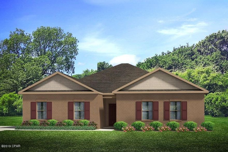 Welcome to Magnolia Hills!  Magnolia Hills Phases one of our newest home communities conveniently located near shopping and schools as well as Tyndall Air Force Base. This quaint community offers seclusion, quick access to HWY 231, and the world famous beaches nearby! Under Construction. This is the Denton plan with 4BR/2BA From the moment you enter this home you will find traditional 8' ceilings, vinyl flooring throughout the main areas of the home and carpet in the bedrooms. The walls have quality paint and interior doors have brushed nickel hardware. The kitchen is open and spacious and has beautiful stained cabinetry. The appliances include a microwave, dishwasher and stove. This home has a one year manufactures warranty and a 10 Year Builder Warranty. Pictures, photographs, floor plans, elevations, features, colors and sizes are approximate for illustration purposes only and will vary from the homes as built. Home and community information including pricing, included features, terms, availability and amenities are subject to change and prior sale at any time without notice or obligation. For Move-In/Completion Estimates: Ready dates are estimates only. Timing of completion of construction and buyer move-in are subject to contingencies contained in home purchase agreement and governing jurisdictions issuance of a certificate of occupancy, and may change due to forces majeures and other delays or disruptions outside the reasonable control of D.R. Horton, Inc.
