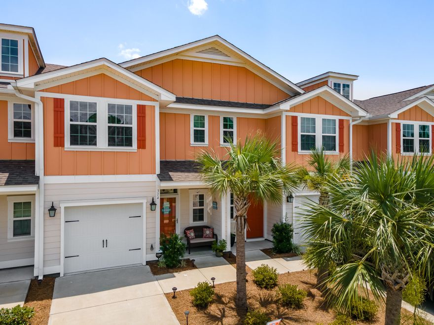 UNDER CONTRACT-SELLER ACCEPTING BACKUP OFFERS. This beautiful townhome has been kept in pristine condition. Full glass front storm door to allow more light, bright, open living space with a patio door leading to your large fenced in backyard that includes a paver sitting area and a grassy area for pets! This townhome has it all. Granite counter tops, luxury vinyl plank flooring in the main living areas. All bedrooms are a good size and the master has space for a king size bed! Double vanity in Master Bath. Stainless steel appliances. 1 car garage. The garage has extra storage cabinets added.The back fence has a gate that leads out to the walkway. All furnishings are available for separate purchase with a bill of sale with the exception of a few personal items. HOA Covers yardwork and maintenace, community pool and Insurance for ''studs out''. Home owner responsible for ''studs in'' insurance. Seller will leave the TV in the living room with the floating shelves around it. There is also a second cable outlet on the wall behind the couch, so the living room can be set up as it is or switch it around! *No Short Term Rentals are Allowed*