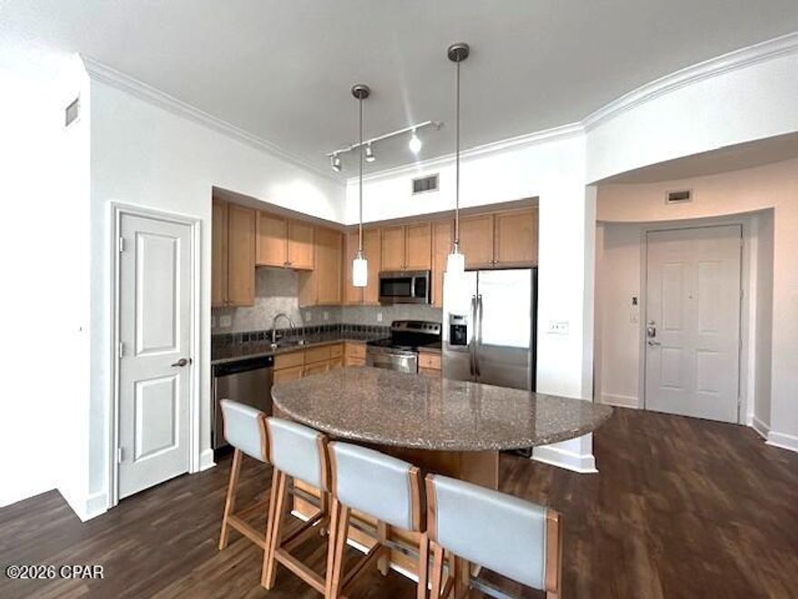 Step outside your door and feel like you're on vacation every day. This 1 bedroom + bunk room is located at Island Reserve and includes amenities; a lagoon-style pool with waterfall, an indoor basketball court, fitness center, game room, and private theater. Gated access, covered breezeways, and a relaxed coastal atmosphere make it easy to unwind and feel at home.

Located just minutes from the beach, Pier Park, Panama City, military bases, and endless dining and entertainment, this condo offers the perfect balance of calm and convenience. Whether you're starting your day or winding down, Island Reserve lets you live the beach lifestyle without the stress.