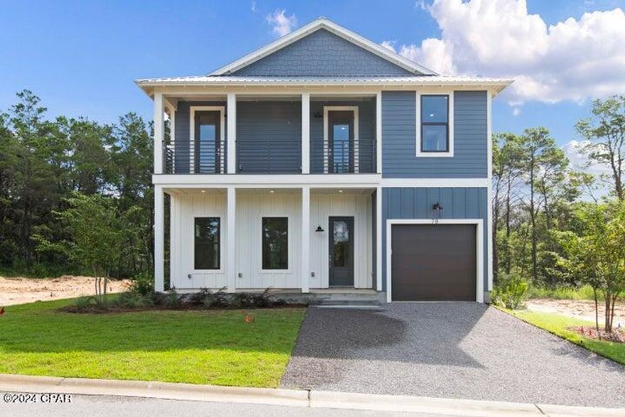 COMPLETED AND PRICED TO SELL!  With rental projections of $130K a year, the Cyan is the beach home you have been searching for!  This elegant 2 story boosts 5 spacious beds each with their own walk in closet, 4.5 baths & upstairs loft!  An abundance of outdoor spaces to enjoy with its front & rear covered porches & 2 Balconies!  2 beds & the loft have access to balconies!  Meticulous attention to quality is evident in the construction, featuring 2x6 exterior walls, impact-resistant glass windows & doors!  High end finishes & features throughout including, smooth finish drywall, 8' doors, Quartz countertops, waterfall island w/breakfast bar, GE Profile appliances, double oven, elegant flooring & lighting!  Within mins to Largest Public Beach, 30Avenue, 30A & Rosemary Beach!


Welcome to Wildwood at Inlet Beach, which is the perfect blend of modern aesthetic and beachside charm. This brand new coastal community by Bluscape Homes, is sure to impress! Luxury and family-friendly living are perfectly intertwined in this South Walton premier community that is conveniently located to amazing restaurants, shopping and family entertainment, including 30 Avenue, Rosemary Beach, Lake Powell, Camp Helen Gulf front state park, and access to the largest beach access in South Walton.You are surrounded by all the dining, shopping, and entertainment you could hope for in Inlet Beach and 30A to provide an amazing coastal lifestyle.

There is a pedestrian underpass on Hwy 98 coming soon for added convenience to access all 30A has to offer, without having to cross Hwy 98.

** Listing includes base price of home and lot premium.**