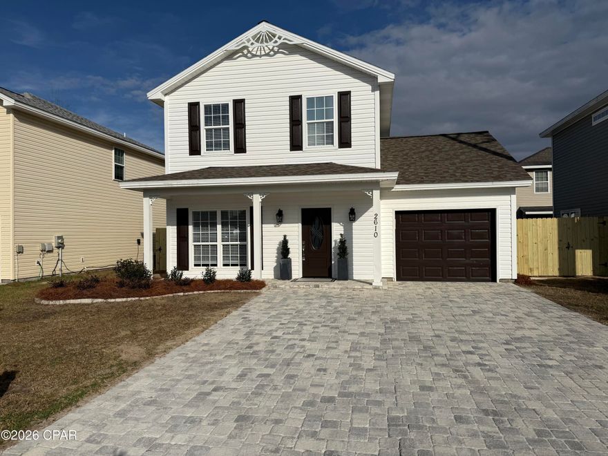 Beautiful updated home in Avalone Estates.  This stunning home offers stylish upgrades perfect for relaxing, entertaining, or simply enjoying every day in comfort and style. Step through the front door into a bright living space with fresh paint, luxury vinyl plank flooring on the first level, new carpet upstairs and abundant natural light throughout. The updated kitchen includes new stainless-steel appliances and quartz countertops.  Home is located just minutes to Tyndall AFB, shopping, restaurants and more!