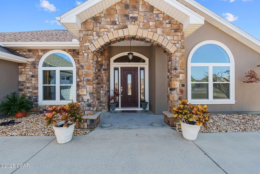 Looking for a move-in ready pool home in Lynn Haven's premier golf community? 
Welcome to 117 Lakeview Terrace, located in the highly sought-after subdivision of The Meadows & The Pointe. This meticulously maintained 3-bedroom, 2.5-bathroom residence offers the rare combination of traditional elegance and modern peace of mind (New Roof 2019, Water Heater 2021). 

Why this home stands out in the 32444 market:

Private Oasis: A screen-enclosed saltwater pool and privacy-fenced backyard, perfect for Florida's year-round outdoor living.

Chef's Kitchen: Features granite countertops, stainless steel appliances, and a built-in desk area—ideal for remote work or homework.

The ''Meadows'' Lifestyle: Just minutes from local golf courses and situated in a top-rated school district, including A-rated A. Crawford Mosley High School.

Spacious Storage: An oversized 3-car garage and a dedicated laundry room with built-in cabinetry.

Step inside to soaring ceilings and French doors that flood the great room with natural light. Whether you're hosting in the formal dining room or enjoying a quiet morning in the breakfast nook, this 2,157 sq. ft. layout feels both grand and intimate. Schedule your tour today to experience one of Lynn Haven's best-kept secrets.