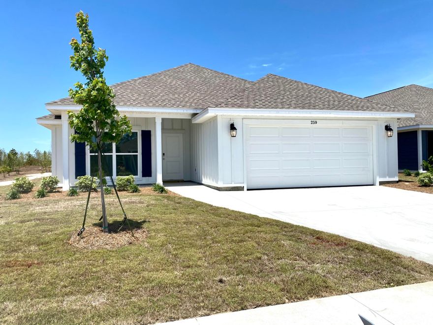 New construction by Truland Homes in the highly desirable Callaway Area! With 3 Bedrooms and 2 Baths, this Denali open floor plan home is a must-see, with a stunning interior featuring 10' high ceilings in the main living areas and a 9' tray ceiling in the master suite. Luxury Vinyl Plank floors, granite countertops, and so much more are found throughout the home. The exterior boasts of Hardi Board on all four sides, Tankless Gas Water Heater, and a completely landscaped yard with a sprinkler system. Offering added innovative technology and convenience, this home is equipped with a SMART Things hub, a Ring security doorbell, a Samsung tablet, and a Nest energy-efficient thermostat. Conveniently located to shopping, recreational parks, schools, and Tyndall Air Force Base.