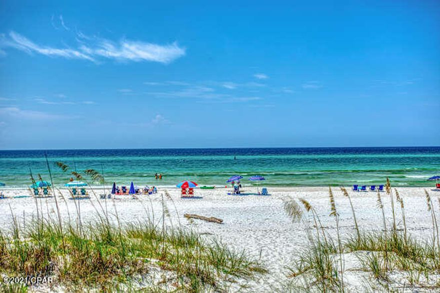 A RARE FIND in the quaint area of Inlet Beach, sits this totally renovated, furnished 2 bedroom, 2.5 bath townhouse. The unit is located in a quiet beachfront complex and just seconds away from the Emerald Green Waters and Sugar White Sand Beaches. Pride of ownership overflows in this immaculate townhouse.

The second floor living space offers an open concept kitchen, half bath, living room with a view of the Gulf and large Deck. The kitchen features dining space for six, stainless steel appliances and quartz counter-tops. The Master Bedroom with a Gulf View Deck and Master Bath and the Guest Bedroom with built in bunks and Guest Bath are on the 3 floor. 

On the ground floor is a 2-car carport, an outdoor shower and storage room with a stack-able washer/dryer. Buyer to honor any rentals for 90 days post-closing.