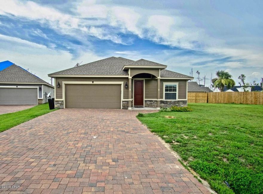 **OPEN HOUSE SAT, 7/20 10am- 12pm **Be ready to fall in love the second walk in this craftsman style home! This 4 bedroom home located on a cul-de-sac is conveniently located to great schools, shopping, dining, a short commute to the Airforce base, and the beaches.  With more than 2,000 sq.ft, high ceilings, 10 ft doors, tray ceilings and an open floor plan this home feels larger than life. As you walk into your new home you'll notice the attention to details throughout. Tile floors flow throughout the main living areas, granite counter tops in all the bathrooms, beautiful stone work on the exterior, brick paver driveway, security system, plus so much more! Both the interior and exterior of this home are absolutely stunning. The split floor plan has the oversized master suite on one side and 3 bedrooms towards the front of the house. You'll love the oversized master bedroom closet, also the master bedroom suite has a huge tiled shower, double vanity and plenty of cabinet space. The open kitchen with an island has stainless steel appliances, double oven, tons of cabinets, a large pantry and an updated stainless steel refrigerator. The covered back patio and large back yard are perfect for entertaining family and guest. To say this home is a great deal is an understatement!! Don't wait around on this one or you'll miss this great opportunity!