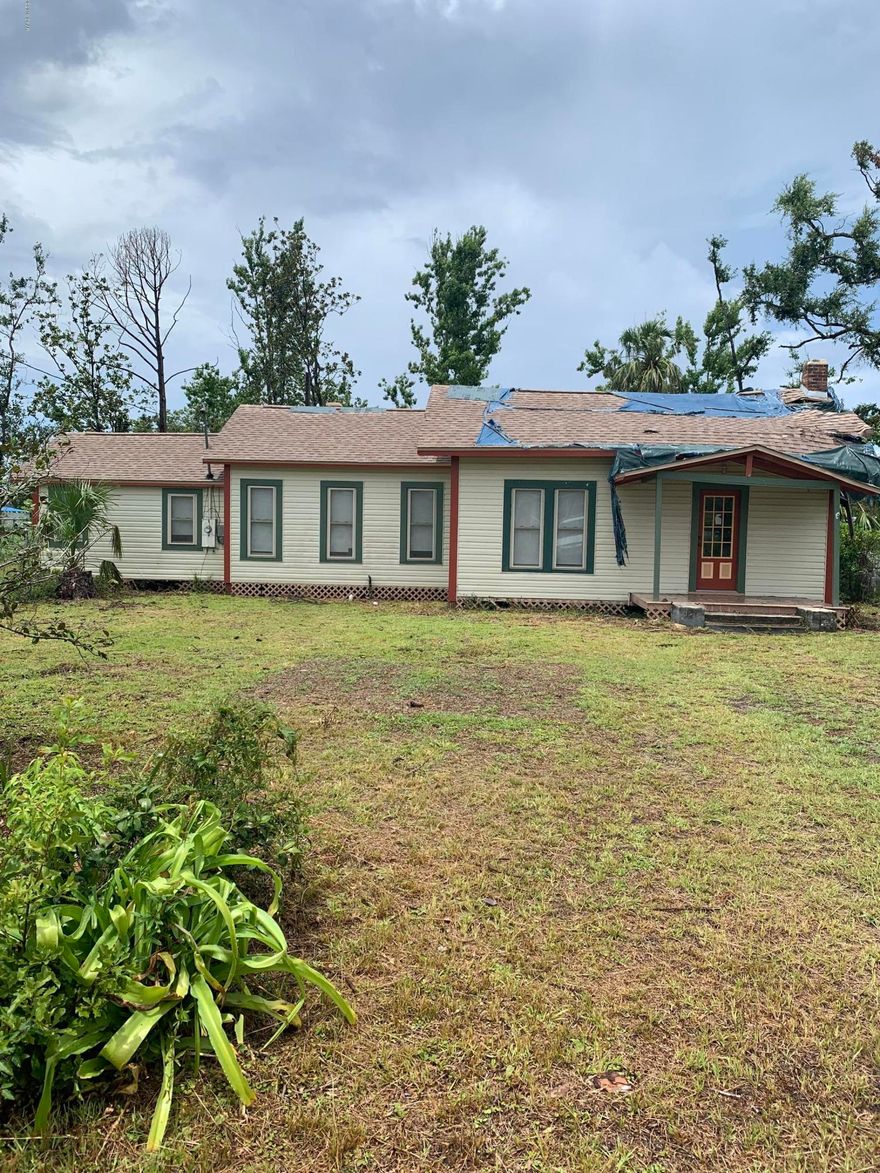 AS IS - HURRICANE DAMAGED - 3 bedroom / 2 bath fixer upper.  2 blocks from water.