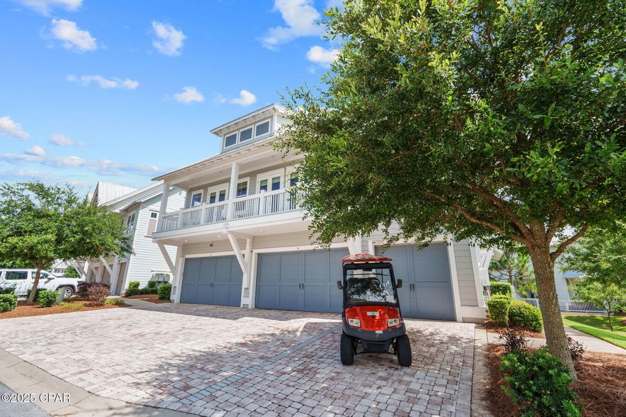 FULLY FURNISHED + TURNKEY READY--- SLEEPS 6— INCLUDES 6-SEATER GOLF CART!
PROVEN INCOME: OVER $70K GROSS | PROJECTED UP TO $80K/YEAR! ALREADY BOOKED $47K+ IN 2025!!

Welcome to your dream coastal retreat in the heart of Prominence on 30A, where location, design, and performance come together seamlessly. Perfectly situated between the coveted communities of Alys Beach and Watersound Beach, this stylish townhome not only offers a luxury beach lifestyle, but also delivers consistent rental income—making it the ideal blend of investment opportunity and personal escape. 

Tucked away in one of the most private lots in the community, this home backs up to Prominence's largest green space, providing serene views and a peaceful backdrop rarely found in this bustling 30A location. And just steps away? The vibrant energy of The Big Chill, a local hub for dining, shopping, live music, and family-friendly entertainment.

Inside, the popular Aruba floor plan offers over 1,200 square feet of thoughtfully designed living space, featuring 2 bedrooms, 2 full bathrooms, a full sized balcony, and a 1-car garage. A light-filled living area featuring 10-foot ceilings, 8-foot doors, and rich wide-plank engineered hardwood floors throughout. Beautiful shiplap accent walls and custom iron stair railings add character, while the airy layout and large windows create a sense of flow and openness. The living room is the heart of the home, where relaxation meets style. A shiplap feature wall frames the seating area, which includes a queen-size pull-out sofa for added sleeping space. Two sets of French doors that lead out to a full-length private balcony, perfect for sipping morning coffee, reading in the afternoon sun, or enjoying cool coastal evenings.
 The kitchen is built for both beauty and function. Outfitted with Electrolux stainless steel appliances, including a 5-burner gas cooktop, it also features quartz countertops, farmhouse sink, a tile backsplash, and a spacious oversized breakfast bar. The adjacent custom built-in banquette offers seating for six, cleverly designed with hidden storage—ideal for gatherings, casual meals, or game nights.

The primary suite is a luxurious retreat, featuring a king-sized bed, walk-in closet, and a spa-inspired en-suite bathroom complete with dual vanities, and a walk-in shower with a rain head fixture. This space is crafted for comfort and calm. The guest bedroom offers a cozy yet sophisticated experience, with a queen bed, a large closet, and direct access to a private balcony—perfect for family or guests to enjoy their own peaceful corner of the home.

Additional highlights include a full-size laundry room, two private owner's closets for storing personal items, and a Smart Home system with keyless entry, Skybell video doorbell, and an integrated alarm system—giving you peace of mind whether you're in residence or away. Step outside and discover the resort-style amenities that make Prominence so desirable. 

Enjoy two stunning community pools, private cabanas, outdoor grilling areas, and a seasonal beach shuttle that makes getting to the sand quick and easy. Multiple beach access points, including Deer Lake State Park and Gulf Lakes Beach, are just a short golf cart ride away.
And yes—the 6-seater golf cart is INCLUDED, making every beach run, dinner date, or sunset cruise even more enjoyable. Directly across the street, The Big Chill offers a unique blend of lifestyle and entertainment: casual and upscale dining, boutique shops, coffee, ice cream, craft cocktails, outdoor movie nights, and live music—all just steps from your front door. Whether you're looking for a high-performing rental, a weekend escape, or a low-maintenance beach home, this property offers the rare combination of style, location, and value—all in one of 30A's most sought-after communities.

Don't miss your opportunity to own this exceptional slice of paradise!