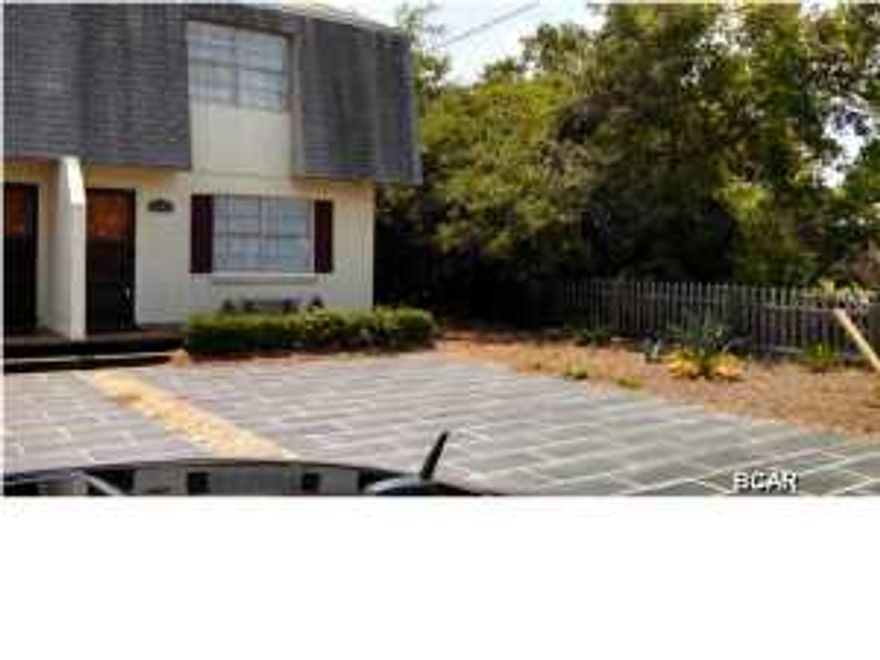 Look at this fantastic 2 bedroom, 1.5 bath townhouse just a few blocks walk to sugar sand beaches and emerald waters. This townhouse is unfurnished and immediately available for long-term rent. Short drive to both the Navy Base and Coast Guard Station, this townhouse is located off Thomas Drive, south of Grand Lagoon, where there is access to several public boat ramps, shopping, restaurants, entertainment and night life.