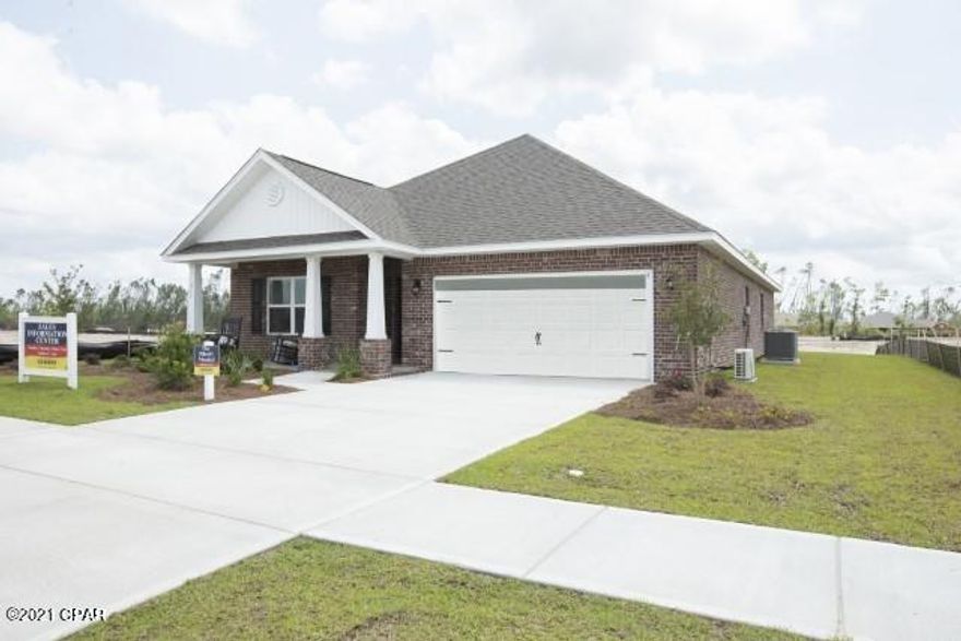 Model home now for sale! The Rhett plan features 9'ceilings throughout, luxury vinyl plank flooring throughout the main areas and carpet in the bedrooms. This home includes brushed nickel hardware, granite countertops, and elegant doors. The kitchen has a center island, a

nice size walk-in pantry and the appliances include smooth top range, microwave and dishwasher. Open Kitchen to Living Room and dining area, makes this home

perfect for entertaining. Bedroom 1 has as nice bath with walk-in closet, garden tub and separate shower. This is a Smart Home, which is a standard package

complete with Skybell door bell, Echo Dot Device, Qolsys touch panel and KwikSet combo lock for easy entry. A standard Smart Home package includes a KwikSet keyless entry, Skybell doorbell, automated front porch lighting, an Echo
Dot device, and Quolsys touch panel which can be integrated to control your lighting, thermostat, front door and so much more.
A builder 10 year structural warranty is also included.

Pictures, photographs, floor plans, elevations, features, colors and sizes are approximate for illustration purposes only and will vary from the homes as built. Home and community information including pricing, included features, terms, availability and amenities are subject to change and prior sale at any time without notice or obligation. For Move-In/Completion Estimates: Ready dates are estimates only. Timing of completion of construction and buyer move-in are subject to contingencies contained in home purchase agreement and governing jurisdictions issuance of a certificate of occupancy, and may change due to forces majeures and other delays or disruptions outside the reasonable control of the Builder.