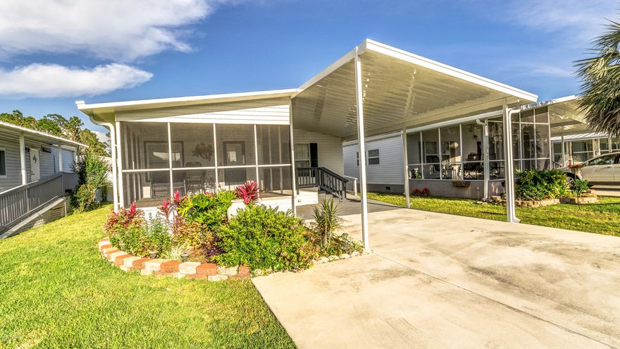 A true GEM located in a +55 Community is perfect for a second or vacation home! Maybe you wanted live in this 2/2 beauty fulltime? The welcoming atmosphere that surrounds this community is unmatched! The home has been fully renovated and comes furnished! The +55 Community offers Pool, Exercise Room, Club House, and they will even cut your lawn! Don't wait, call today for a look  at a true GEM!