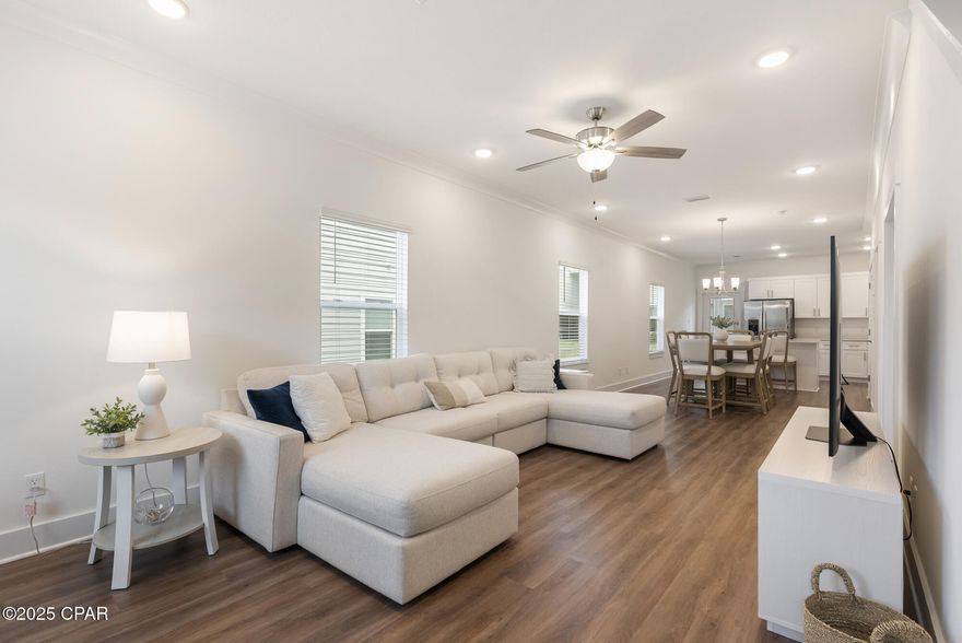 Welcome to your new coastal retreat located in the beautiful community of Verandas at Freeport! This beautifully maintained 3-bedroom, 2.5-bath townhome is offering a truly turnkey opportunity for full-time living or investment property.
Step inside to a spacious open floorplan perfect for entertaining or relaxing. The modern kitchen boasts quartz countertops, stainless steel appliances, and a generous island overlooking the bright and airy living and dining areas. Enjoy easy maintenance and upscale style with luxury vinyl plank flooring throughout the main living spaces.
Upstairs, you'll find a large primary suite with a private en-suite bath, along with two additional bedrooms and a second full bath. A convenient half-bath is located on the main level.
Residents of Verandas at Freeport enjoy access to a sparkling community pool, and the location is unbeatable, just minutes away from the stunning Emerald Coast beaches, dining, shopping, and all that South Walton has to offer.
Don't miss your chance to own this stylish, move-in ready townhome in one of Freeport's most desirable communities! Bundled service pricing available for buyers. Connect with the listing agent for details. Furniture is negotiable!