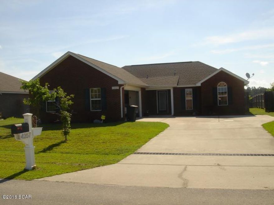 3 Bedroom 2 bath home in Bylsma Manor Estates. All property sizes and ages are approximate, please measure and/or verify if important. 

School assignments are subject to change, please check with Bay County for most accurate information.

Deposit is the same as the rent.

Pets allowed with owner approval and NON REFUNDABLE pet fee of $150.00 per pet.  Breed restrictions apply.