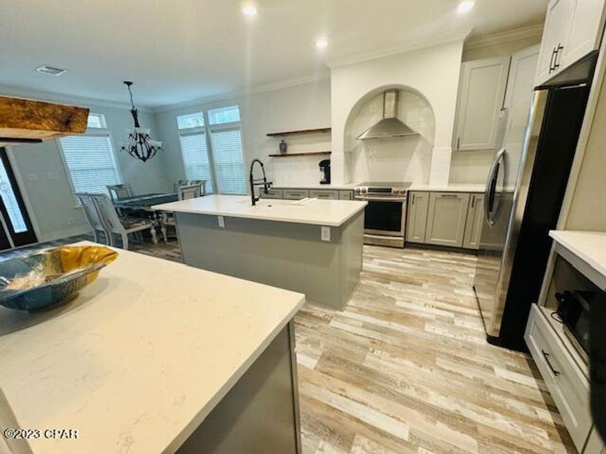 Location!!This hidden gem is in a quaint neighborhood with amenities such as tennis, pool, clubhouse and community deck.  Turtle Cove is minutes to Pier Park and 30A.  This beautiful home was recently renovated with custom cabinets, quartz countertops, slow close drawers and cabinets, LPV flooring throughout the house.  The HVAC system is brand new.  The interior and exterior are both freshly painted.  The master bathroom has a gorgeous, oversized shower with seating and a new soaker tub.  There are many more features.  Its a must see!!!  The pictures do not do this home justice.  Call today to schedule a showing.