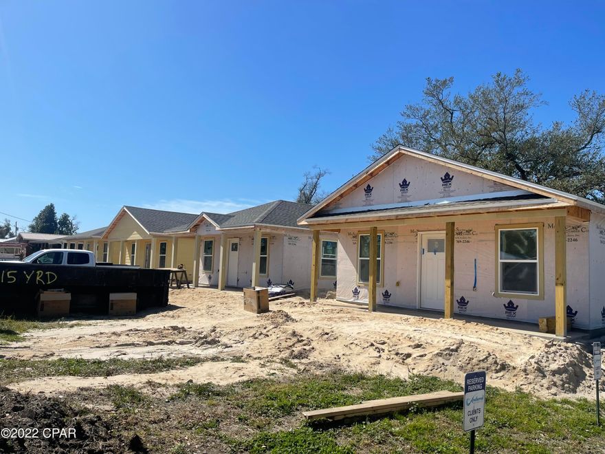 Location Location!! Don't miss out on this New Construction home! Located in the heart of St. Andrews it is within walking distance to restaurants such as Enzo's and Los Antojitos! This 3 bedroom 2 bath home comes equipped with luxury vinyl plank flooring throughout, all new appliance package and quartz countertops. There is a spacious back yard waiting for you to make it your own! Driveways are being added and houses will be completed within the next three weeks. Call Your agent to go take a look today!