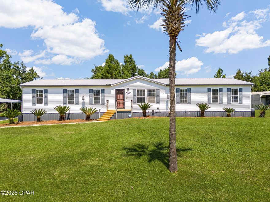 Your private sanctuary awaits! Located on a desirable half-acre lot, this 2,052-square-foot home built in 2005 offers a fantastic layout. The four spacious bedrooms provide flexibility and comfort. The outdoor spaces are a highlight, featuring a welcoming front deck, a peaceful screened-in porch and a spacious, fenced-in backyard, creating a safe and private environment for all. The detached carport and dedicated workshop are a bonus for any car enthusiast or DIY hobbyist. Live the peaceful and relaxing lifestyle you've always wanted. 

Privacy fenced back yard, private well and septic. Separate side yard has the workshop with large sliding door for toys, storage, projects and more.

Lots of updates including flooring, paint, decking, and more. Full security systems with cameras throughout property. 2019 Roof, 30-amp RV plug is already in place.