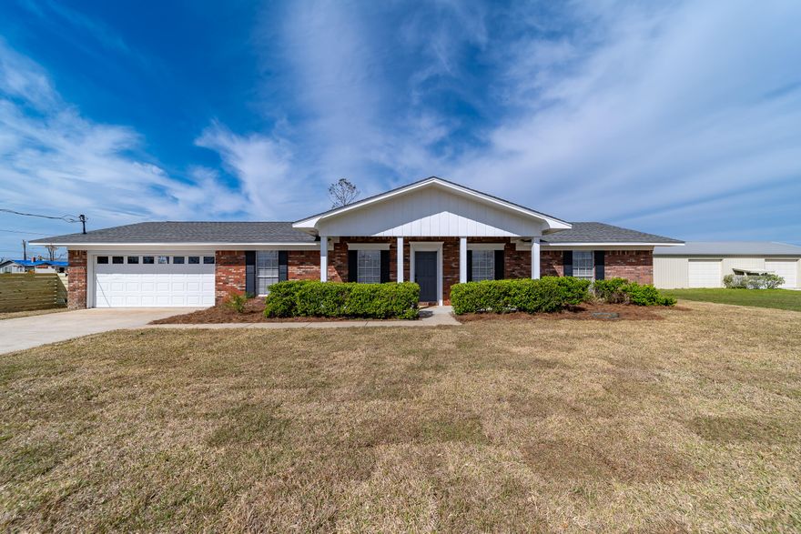 CURRENTLY UNDER CONTRACT, SELLER ACCEPTING BACKUP OFFERS. Unbelievable opportunity to own an all-brick and totally updated cul-de-sac home! The home has a great location within easy reach of everything Panama City has to offer! The oversized lot is ~1/3 acre with a privacy fence. An elegant foyer welcomes you and opens into the family and dining areas. The enormous completely new eat-in kitchen features shiplap, gorgeous butcher block countertops and stainless appliances. The family room has a shiplap accent wall with HDMI conduit and a real wood-burning fireplace! Entertain inside or venture outside on the large patio to enjoy your sprawling back yard. All three bedrooms have plank flooring, faux wood blinds and ceiling fans. The baths feature modern console vanities and thoughtful design