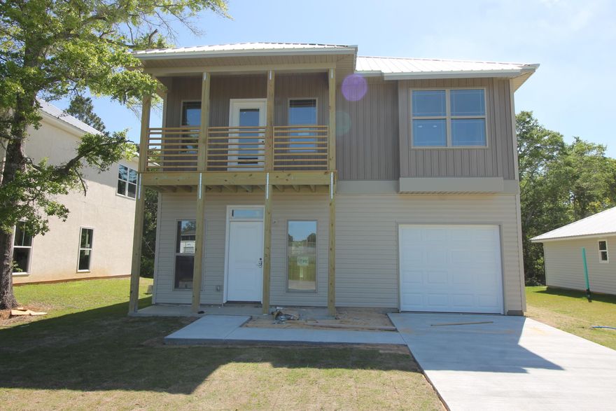 MUST SEE!!!! Beautiful Brand New Construction close to Tyndall AFB, great Schools and shopping. This home is built by one of Bay Counties prestige builders. This home offers Tile & carpet floors, stainless steel appliances, custom cabinets, upgraded lighting package, spacious living space 4 bedrooms and 2 baths for that growing family. One year warranty is provided with this home come see this amazing home today.