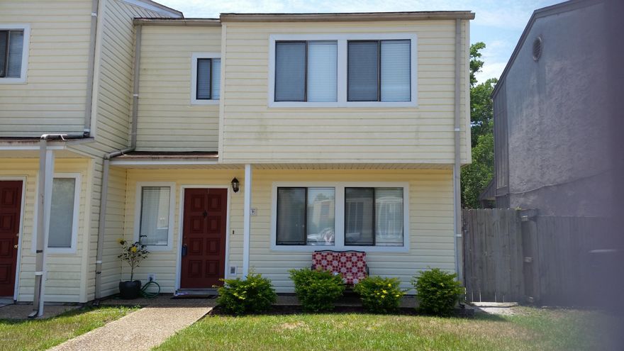 // PRICE REDUCED // Charming 2 story, end-unit townhome in Venetian Villa with a fully equipped kitchen. Privacy fenced backyard with storage shed.  Move-in ready. Call today to see this well maintained and affordable home.  Measurements are approximate, buyer should verify if important.