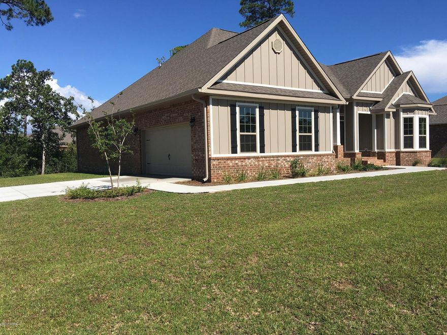 The Emma is a charming 3 bed 2 bath house with triple gables. Less mowing to the lush greened backyard w. views of canal/ bayou. Spanning over 700 acres, Fanning Bayou is a natural and secluded setting surrounded by conservational habitat, yet within close proximity to shopping, dinning, and the new Panama City International Airport. The neighboorhood has a gorgeous pool house complete with a 5,000sf pool, open and shaded lounge areas, entertainment pavillion and green space.New homes in Fanning Bayou

For Move-In/Completion Estimates: Ready dates are estimates only.

Pictures may be of similar, but not necessarily of subject property, including exterior and interior colors.