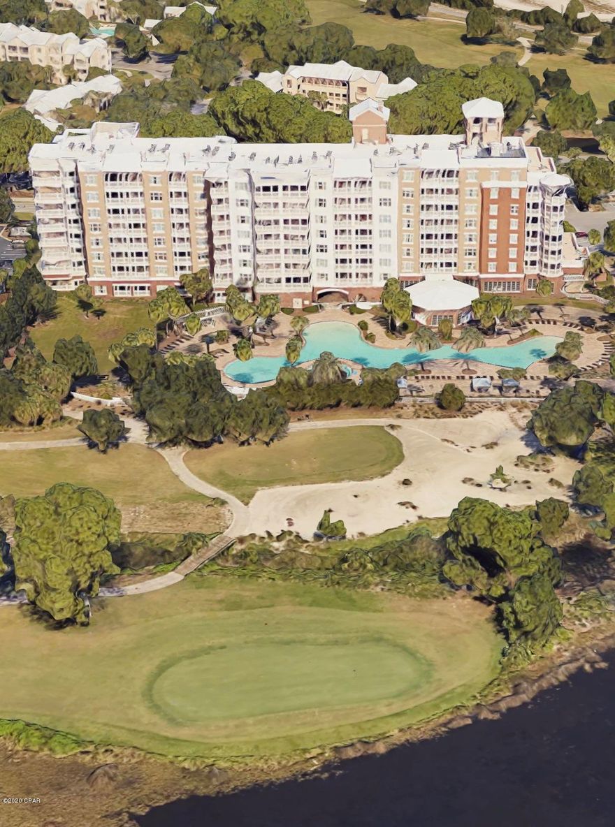 Location, Location, Location.  Reflections Spa and Resort in Prestigious Bay Point Community.  Amazing views of Grand Lagoon. Beautifully decorated fully furnished condo on the 4th floor has breathtaking views from master bedroom, living room, dining room and kitchen of Grand Lagoon, pool and golf.  Reflections Spa and Resort has full service salon, spa, pool, hot tub and a large deck for relaxing.  Great place to call home.  All dimensions are approx.