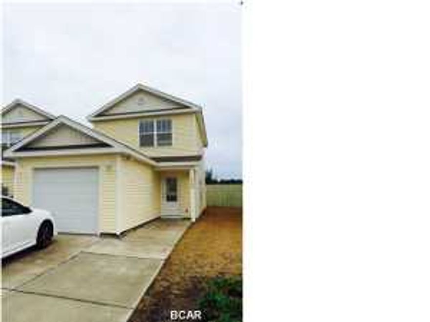 Town Home located in gated Sterling Cove. This home is a 2 bedroom, 1.5 bath located on the East end of Panama City beach, just minutes from the Navy Base, shopping and dining. The complex features a gated entry and pool. Home features a 1 car garage, breakfast bar and covered patio.