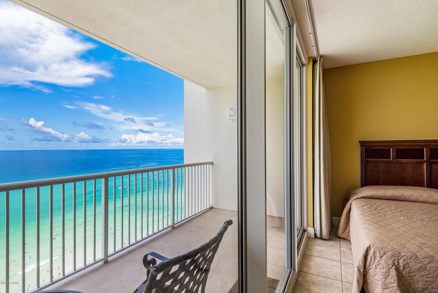 Looking for a beach getaway that has awesome rental potential and also a great price? Look no further! This fully furnished gulf-front studio in the popular Majestic Beach is ready for a new owner! The unit features solid surface countertops, GE appliances, ceiling fan and tile flooring throughout. Majestic Beach has some of the best amenities on the beach, with 3 Large outdoor pools, 2 indoor beach facing heated pools, wading pool w/waterfall, 3 hot tubs, fitness center, movie theater/presentation room, conference rooms, private owner's lounge, deli, on-site movie rental. Covered & gated parking. Call today to see this gem!