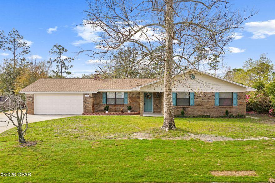 Welcome to this stunning 3 bedroom, 2 bath home located in Lynn Haven! This charming brick residence offers timeless style, excellent craftsmanship, and truly great bones--ideal for buyers seeking quality, comfort, and convenience all in one place.
Step inside to find a spacious living room with beautiful exposed beams and an inviting atmosphere perfect for relaxing or entertaining. The brand new kitchen is a true showstopper, featuring all-new appliances, brand new cabinets, modern fixtures, and beautiful new flooring that flows throughout the home. Both bathrooms have also been fully updated, offering fresh, modern finishes and thoughtful design.
Just off the main living area, you'll find a beautiful sunroom filled with natural light, complete with built-in bookcases and cabinets, making it the perfect space for hobbies, reading, crafting, or a peaceful home office.
Outdoor living is just as enjoyable with a screened-in porch and a deck overlooking the canal--ideal for morning coffee, evening relaxation, or entertaining guests.
The two-car garage offers abundant storage and workspace, perfect for vehicles, hobbies, or equipment. There is also additional parking available for extra vehicles or even a boat.
Situated in a quiet, well-established neighborhood and centrally located, this home combines charm, quality upgrades, and an unbeatable location.
Don't miss this opportunity--homes like this don't come around often!