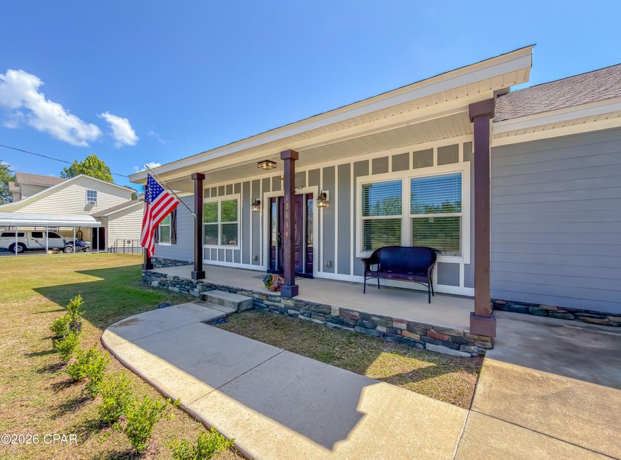 Built in 2022 and thoughtfully designed for comfortable living, this 3-bedroom, 2-bath home at 12634 NW Twin Oaks Drive offers the perfect mix of modern style, open space, and small-town charm. Set on a .33-acre lot in Bristol, this beautiful home gives you room to relax, gather, and enjoy everyday life.

Step inside to a bright, open floor plan with nine-foot ceilings, a cathedral ceiling in the living room, recessed lighting, and beautiful finishes throughout. The spacious living area flows easily into the dining space and kitchen, making it easy to stay connected whether you're hosting friends or enjoying a quiet night at home. The kitchen features stainless steel appliances, soft-close cabinets, plenty of storage, and a large island that's perfect for meals, homework, or morning coffee.

The private primary suite offers a spacious retreat with a huge walk-in closet and a well-appointed bath with a walk-in shower. Two additional bedrooms give you flexibility for guests, hobbies, or a home office.

Outside, enjoy the charm of the rocking chair front porch, a covered back patio, and an additional back deck that create great spaces for relaxing, grilling, or spending time with family and friends. The backyard also features a fire pit area, perfect for enjoying cool evenings under the stars.

Located in the heart of Bristol, you'll enjoy the feel of a welcoming community while still being close to schools, local shops, and outdoor recreation. Plus, you're just about an hour from Panama City, Mexico Beach, and Dothan, AL, giving you convenient access to the coast and nearby cities.

If you've been looking for a newer, move-in ready home that's easy to enjoy from day one, this is one you'll want to see.