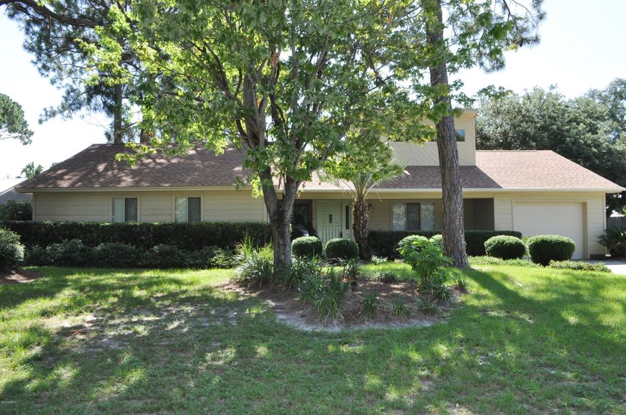 Fantastic North Lagoon Oaks home on a quiet street convenient to the Navy base, schools, shopping and beaches!  This 3BR/2BA beauty has a 1 year old roof, ceramic tile flooring for easy maintenance, handicap friendly, and doesn't require flood insurance.  Some of the interior features include skylights in the living room along with a wood burning fireplace, a generous-sized kitchen with breakfast nook and bay window, walk-in closet in the master bedroom, and built-in cabinets and workbench in the garage.  The backyard is privacy fenced and well-shaded and the overall landscaping is attractive and offers tons of curb appeal.  The home is located on a street with only one inlet/outlet and a large cul-de-sac, so traffic should be minimal.  Great family style home and easy to show! All info is approximate and must be verified by Buyers if important.