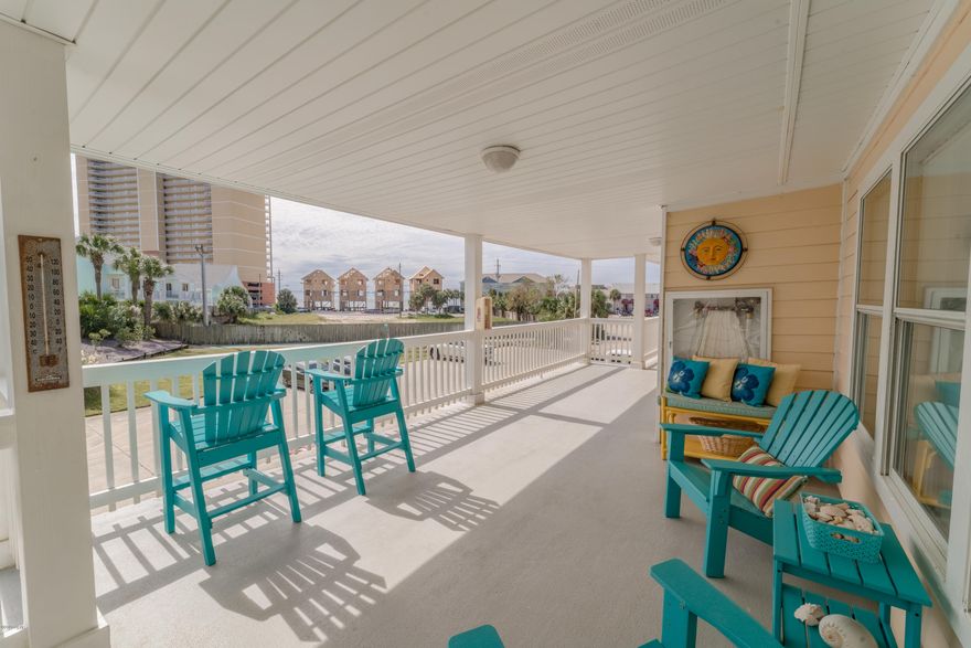 Our New Beach condo favorite!

This Peachtree condo is absolutely gorgeous! This unit has been updated from head to toe; new flooring throughout, freshly painted, new countertops, new stainless steel Frigidaire appliances, new furniture and furnishings. This is one of the few units that has a gulf view. The front porch area is huge and decorated beachy. There is also a private back balcony overlooking a preserved area. Did we mention that this unit is being sold completely furnished?  Wow!  Not only is this unit awesome, the complex is one of our favorites too! Peachtree is a small complex across from the beach. It has just the right amount of amenities to keep fees low,(only $442a month)The location is brilliant! Close to grocery stores, Pier Park and other entertainment. Come See!