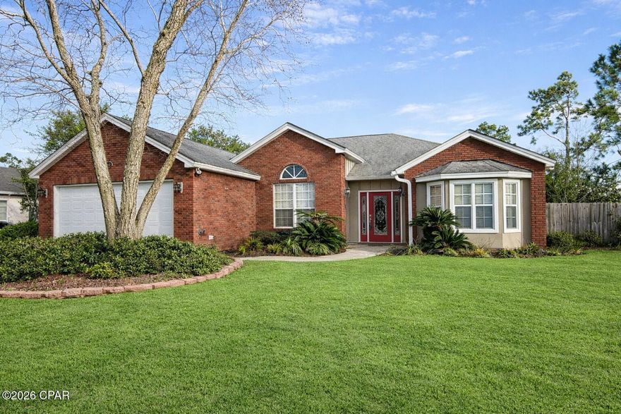 CURRENTLY UNDER CONTRACT, SELLER WILL CONSIDER BACKUP OFFERS.
Experience the best of Deerpoint Estates living in this well-maintained 3-bedroom, 2-bath home located less than two minutes from the Deerpoint Lake boat ramp. This property is ideal for buyers seeking lake access, boating, fishing, and a relaxed North Bay County lifestyle with space to store boats, RVs, and recreational toys.

Inside, the home offers a bright and inviting atmosphere with raised ceilings, a propane heating stove that create a warm, comfortable living space. The open layout connects the main living area to the kitchen and breakfast nook, making it well suited for everyday living and entertaining. The kitchen features newer appliances, ample counter space, an island, pantry, and a nearby laundry room. A separate formal dining room with bamboo flooring and crown molding provides a dedicated space for gatherings and special occasions.

The split floor plan offers a private primary suite with a spacious bathroom that includes a jacuzzi tub, separate shower, double vanities, and a large walk-in closet. An attached 13x12 bonus room adds flexibility for a home office, gym, nursery, or additional living space. Two guest bedrooms and a full guest bath are located on the opposite side of the home. Recent interior updates include fresh paint in one guest bedroom and the hallway, along with brand-new carpet in both guest bedrooms and the hallway, providing a clean, refreshed interior.

Outdoor living is a standout feature, with a saltwater pool, covered patio, and an oversized fenced yard offering plenty of room for parking and storage. Multiple carports provide covered parking for up to eight vehicles, while the 24x30 climate-controlled garage and workshop with hurricane-impact windows and attic storage is ideal for projects, storage, or additional vehicles.

Major updates include a 2019 roof, 2024 HVAC system, and a water softening system. Conveniently located near top-rated schools, shopping, and the new Publix, this home offers a rare combination of space, privacy, lake-area living, and modern updates in one of North Bay County's most desirable neighborhoods.