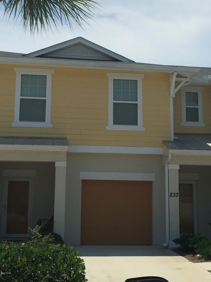 Attached unit in Whisper Dunes community close to the beach within 4 miles to Pier Park. Home includes large kitchen, open living room, and spacious bedrooms.



Community includes a pool and cabana to enjoy!



All measurements are approximate.