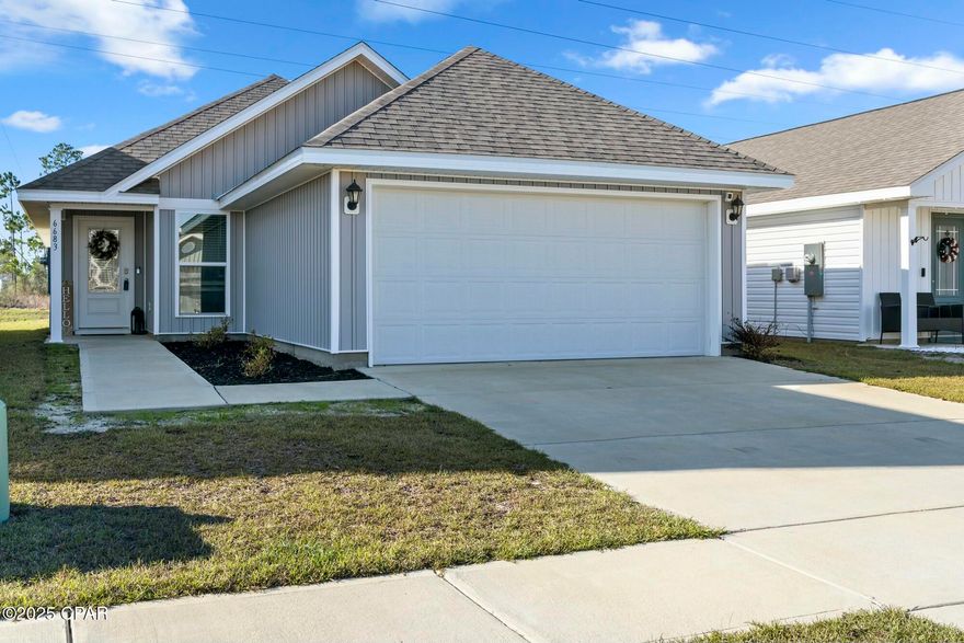 Located in the vibrant Liberty neighborhood, just off Star Ave! This beautifully designed Celeste floor plan offers 3 spacious bedrooms and 2 modern bathrooms, perfect for comfortable family living or entertaining guests. Located just 20 minutes from Tyndall Air Force Base. Pets allowed!