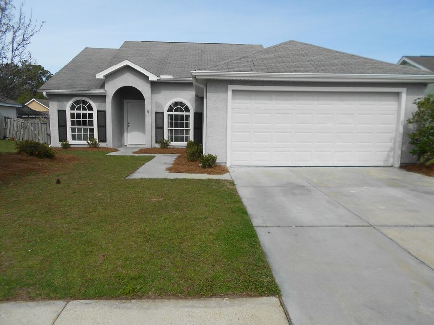 Bank owned, location in Breakfast Pointe school zone. not in a flood zone. Sold AS IS. Vaulted ceilings in main area and master suite. New paint and appliances and more.