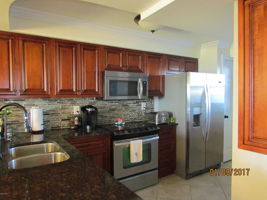 Great Opportunity to own an amazing 3BR/3BA at the Moonspinner Condominium Beach Resort in a great location next to the St. Andrew's State Park, very quiet! Recently Renovated with unique ceiling features, granite counter tops in kitchen and all bathrooms, with a special designed master bathroom & guest bathrooms. Walk in closets in each bedroom. Great Beach Views, ground floor - walk out your unit to the beach- Don't pass this up won't last long!