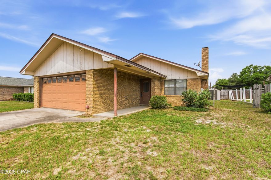Home built in 1987 featuring 3 bedrooms and 2 bathrooms. This fixer upper is full of potential and perfect for investors or buyers looking to make it their own. The home offers a wood-burning fireplace, spacious yard, and solid flooring throughout most of the home, with carpeted bedrooms ready for updating. Great opportunity for a new owner to add personal touches and value.