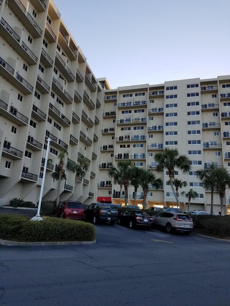 Currently under contract, seller accepting back up offers.  Lovely 2 bedroom 2 1/2 bath 1st floor unit in Pinnacle Port! Located in desirable west end!  Well maintained & has never been rented!  Sellers have installed hardwood steps and hall flooring.  There is an electric fireplace to enjoy too!  The condo is fully furnished & ready for your perfect vacation or to move right in!  Enjoy the gorgeous Gulf & pool views from your master bedroom balcony & views of Lake Powell from the living area balcony.  Washer & dryer will remain.  Pinnacle Port offers amenities such as boat launching on Lake Powell, an indoor/outdoor heated pool, tennis courts, shuffle board, game room sauna & fitness room, billiards & of course beach access!!