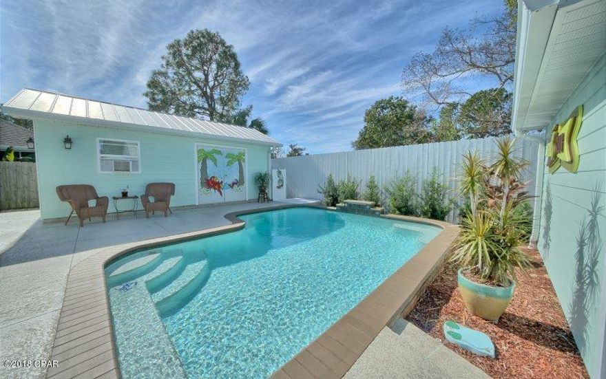 ******GREAT HOME in OPEN SANDS*******5 MINUTE WALK TO THE BEACH****** ******Take a short walk to the beach or take your golf cart!!!!...Beach access at subdivision entrance.  What a great house just a few blocks to the beach. Open Sands is a fantastic beach neighborhood in a GREAT location!!!.This 3 bedroom 2 bath is on a quiet dead end street. The very open split bedroom floor plan includes a great kitchen with stainless steel appliances, Large living room and master bedroom with a great walk-in closet. The newer construction includes a metal roof and concrete board siding. This is a fantastic turn key ready to move in house in Open Sands. DON'T WAIT!!!!. Pura Vida CT. is a private road in Open Sands with HOA restrictions but no dues at this time.