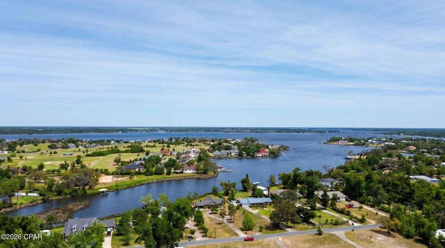 GULF ACCESS! Discover unlimited waterfront potential on this cleared, 0.81-acre lot in Lynn Haven featuring direct deep-water Gulf access. Priced at land value, this property offers an incredible head start for building your custom dream home or completing a rewarding renovation. The existing structure was professionally dried in with a new roof and is currently taken down to the studs, with the sale including fully engineered plans for a 2,268-square-foot, 3-bedroom, 2-bathroom home. Enjoy peaceful views across the bayou to the Panama City Country Club, plus the ability to install a custom dock for your boat. Located in a quiet cul-de-sac  you have the ultimate freedom to park your RV, build to suit, and enjoy an unrestricted coastal lifestyle with no HOA. Offering unmatched possibilities just minutes from the Lynn Haven Boat Ramp, Tyndall AFB, and Panama City Beach, this is your ultimate blank canvas. Schedule your showing today!