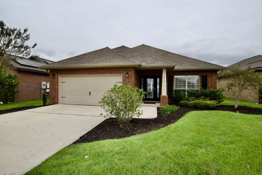 Welcome home to Plantation Park! This beautiful well-kept home is located only minutes to restaurants, shopping, and some of the best schools in Bay County. Over 2000 sq ft, 3 BED/2 BATHS are ready for your family. As you enter the home, you will notice the open foyer leading you into the spacious kitchen. The kitchen is sure to be any Chef's favorite with an abundance of cabinets, island, as well as a pantry.  The kitchen blends seamlessly with the dining area, and overlooks the living room. This home has it all with an open floor plan and generous sized entertainment space. Flexibility is the key with the office space; use it as a formal dining area, gym, playroom, or game room!  Custom features include crown molding, tray ceilings in the office, living room, and master bedroom. All bedrooms are large and spacious. Upgraded flooring: Large tile flooring in kitchen, baths, while office and living room boast hard wood. The backyard is completely surrounded by a 8' and 6' fence, providing safety and security for your children or pets. Additionally, the yard also features a covered porch, pergola, and 220 power hook up for a future jacuzzi! (Jacuzzi shown is not included in sale of home).  Gazebo and jacuzzi area are outlined by a paver foundation and walkways.  Landscaping and lawn have been kept up by professional service provider.  Home also comes with hurricane blinds/vinyl covers.

Call for your private tour today ... it won't disappoint! Measurements approx; verify if important.