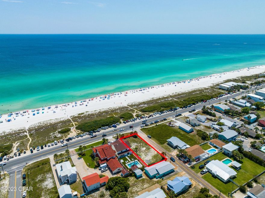 **LEGACY HOMESITE AVAILABLE IN LAGUNA BEACH ON THE WEST END OF BEAUTIFUL PANAMA CITY BEACH, FLORIDA**  This is a rare offering for one of the last remaining vacant lots with unobstructed views of the Gulf of Mexico in Laguna Beach.  Located just one block to the west of the famed Carousel Supermarket and a few blocks from Thomas Donuts this lot is positioned perfectly on Front Beach Road and is ready for development. These offerings hardly find their way to market so take advantage of this one while you can!  Recent Survey is available!
