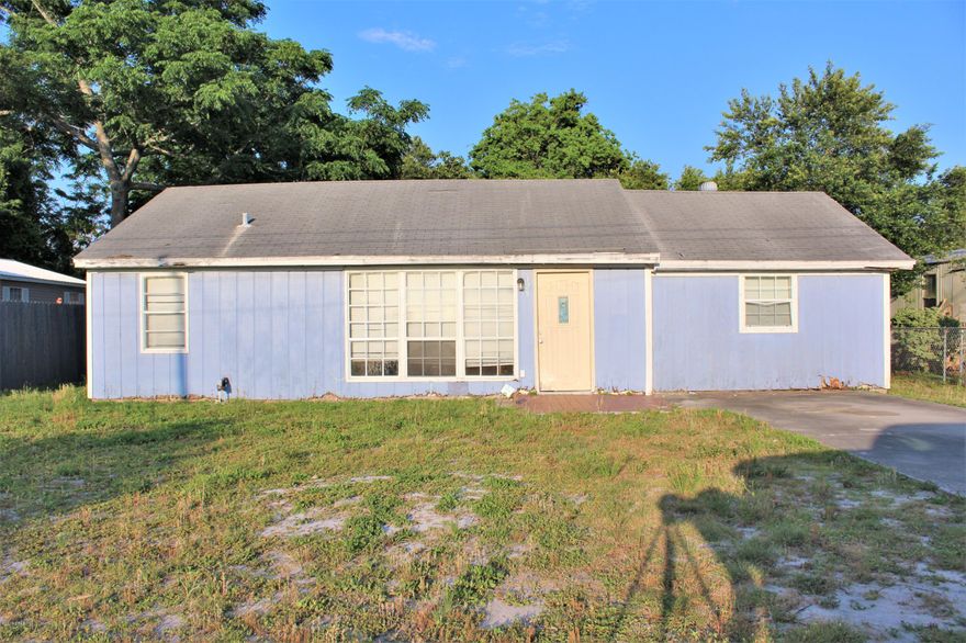 Great opportunity located on the desirable west end of Panama City Beach. This  affordable 2 bedroom 1 bath home boasts over 1,100 sq ft of heated and cooled living space. The fenced back yard includes a large storage shed. The home has a spacious kitchen with tons of counter space and cabinets for storage. Whether you're looking for a home to make your own or looking for an investment property this home exudes potential. Don't miss your opportunity, schedule your showing today!