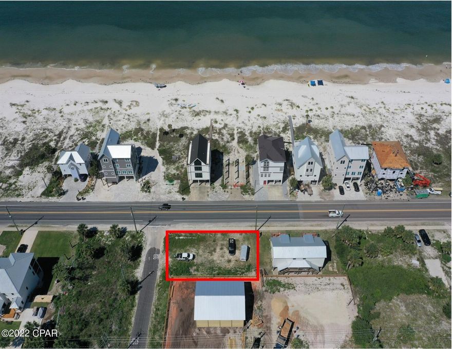 UNDER CONTRACT ~ taking back ups! 

Great opportunity to own a property right across the street from the beach in Beacon Hill, located about a mile from Mexico Beach. This listing includes two lots and a duplex could potentially be built or a single family home. The property is wide, but not very deep at approximately 56' based on the dimensions on the Gulf County Property Appraiser website. With a 30' setback off of Hwy 98 and 10' setback off the back of the property, that leaves a buildable depth of approximately 16 feet. X zone, no HOA/dues and property is seaward of the CCCL line and will require a DEP permit due to being so close to the beach.  No survey on file.