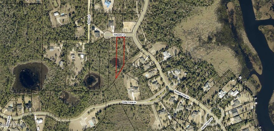 Entered for comp purposes only. Buildable lot in Phase III of Cedar Creek at Deerpoint Lake